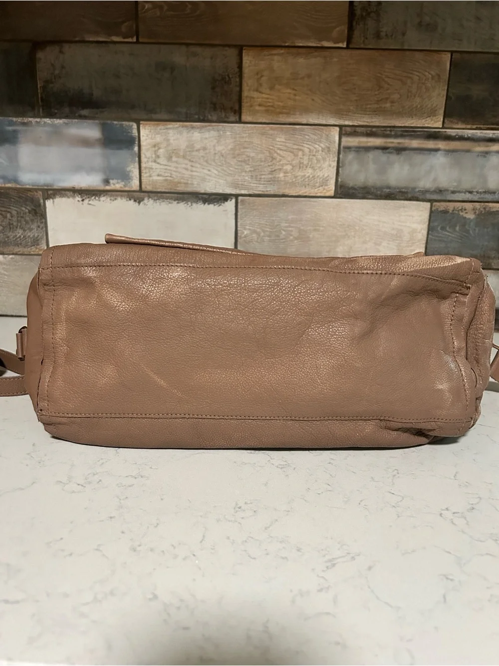 LIKE NEW We The Free Leigh Hobo Distressed Leather Tote in Saddle With Charms